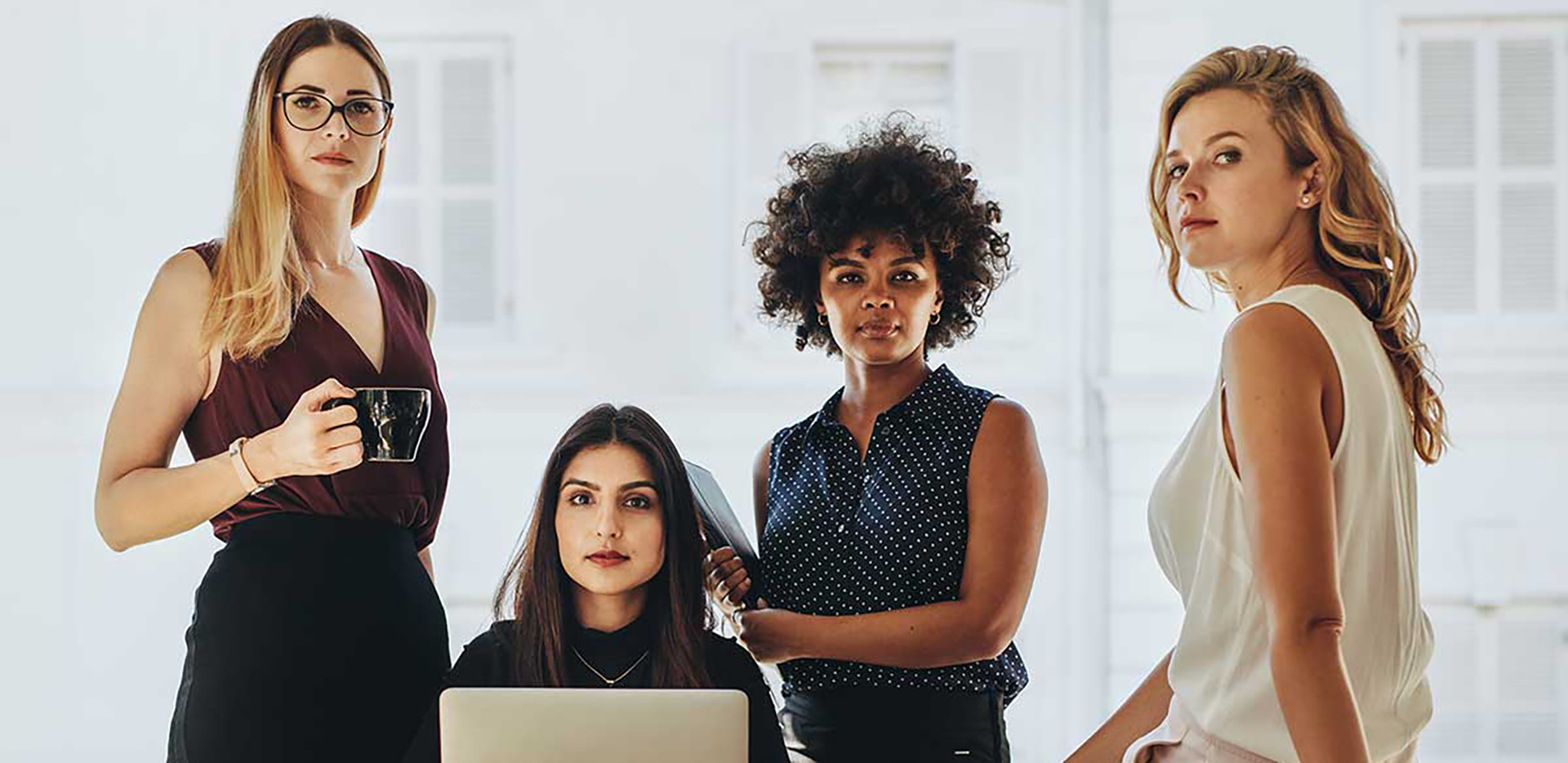 A group of professional women.