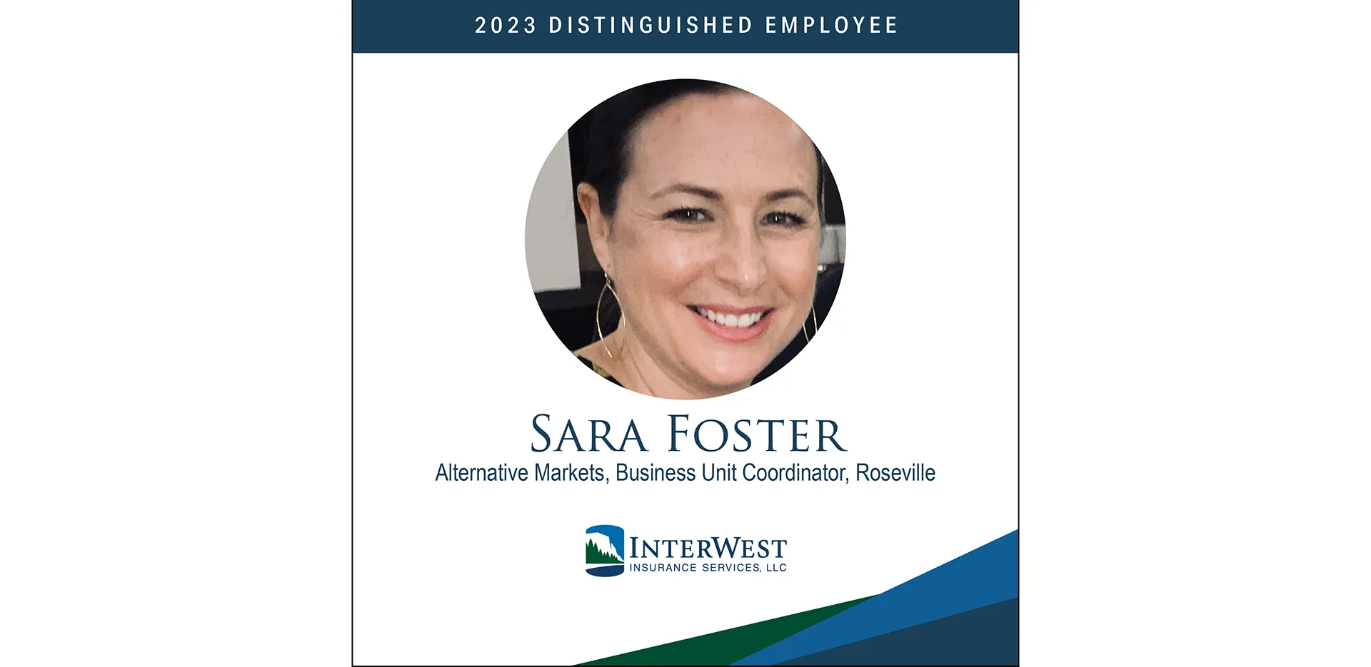 Graphic features distinguished employee award winner Sara Foster.
