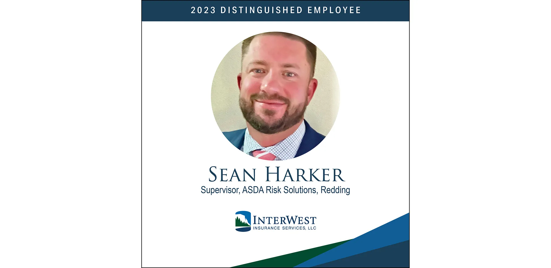 Graphic features distinguished employee award winner Sean Harker.