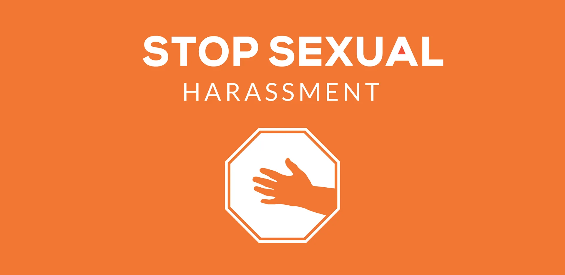 Text reading 'Stop Sexual Harassment'