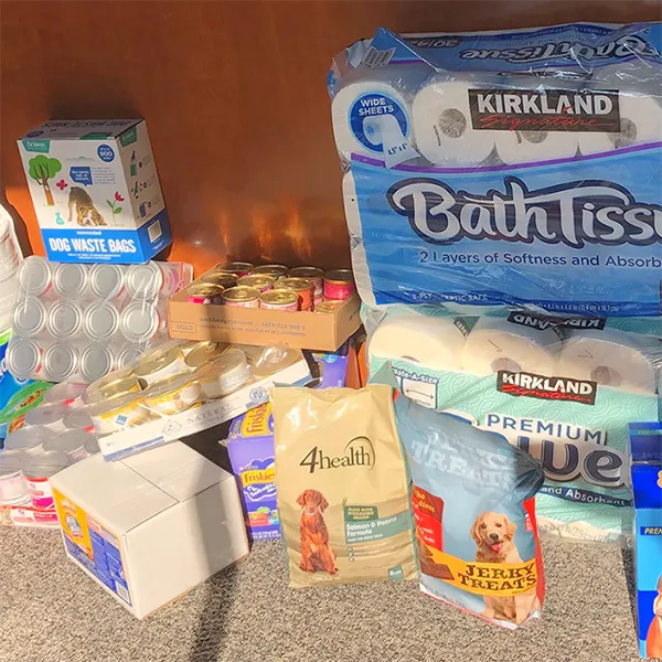 Donations for the Butte Humane Society.