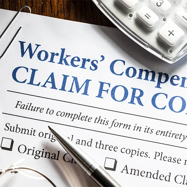 A form titled 'Workers Compensation'