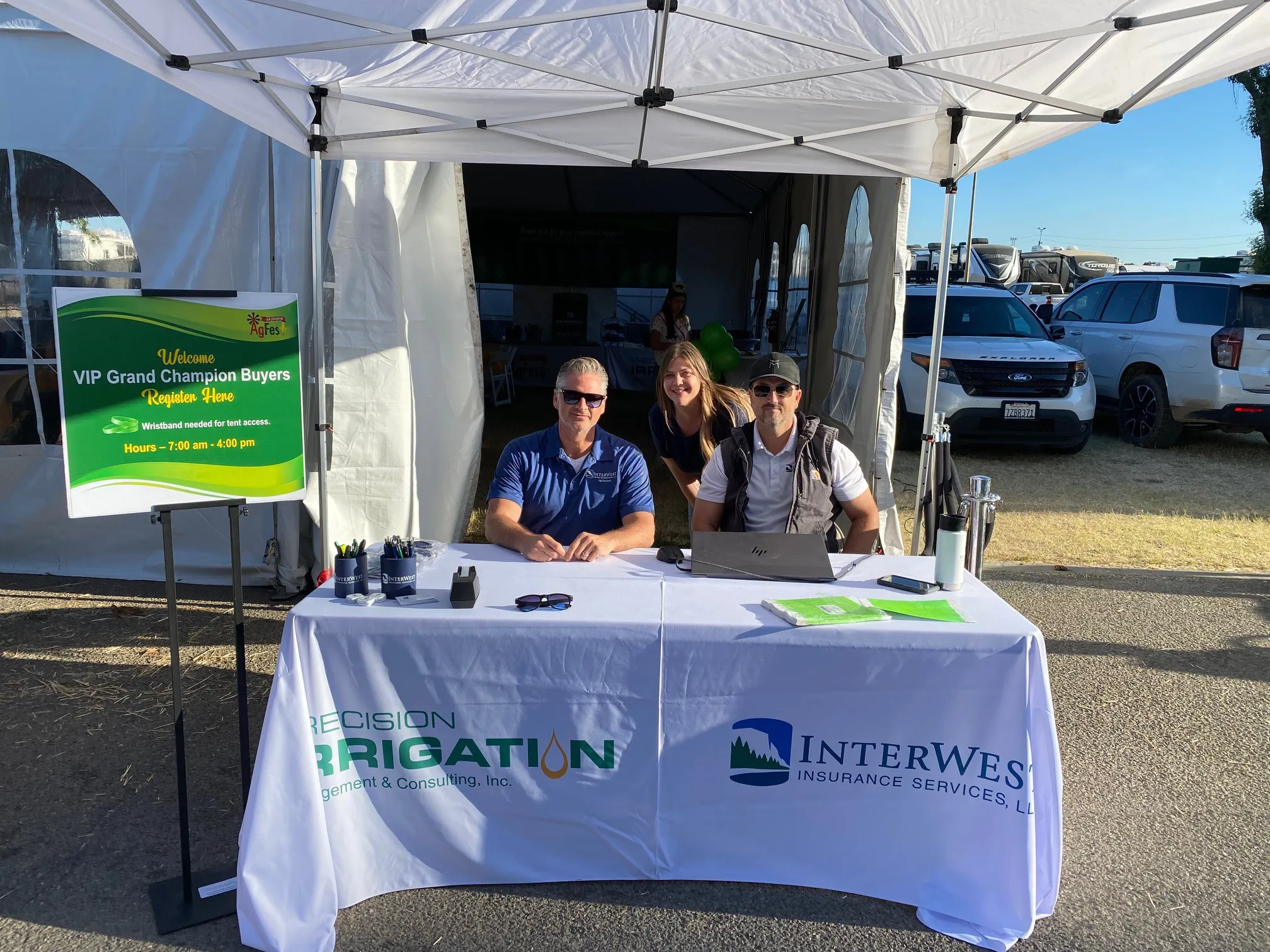 Ag Fest 2024 - San Joaquin Livestock Auction - Brandon, Patrice, and Shaun