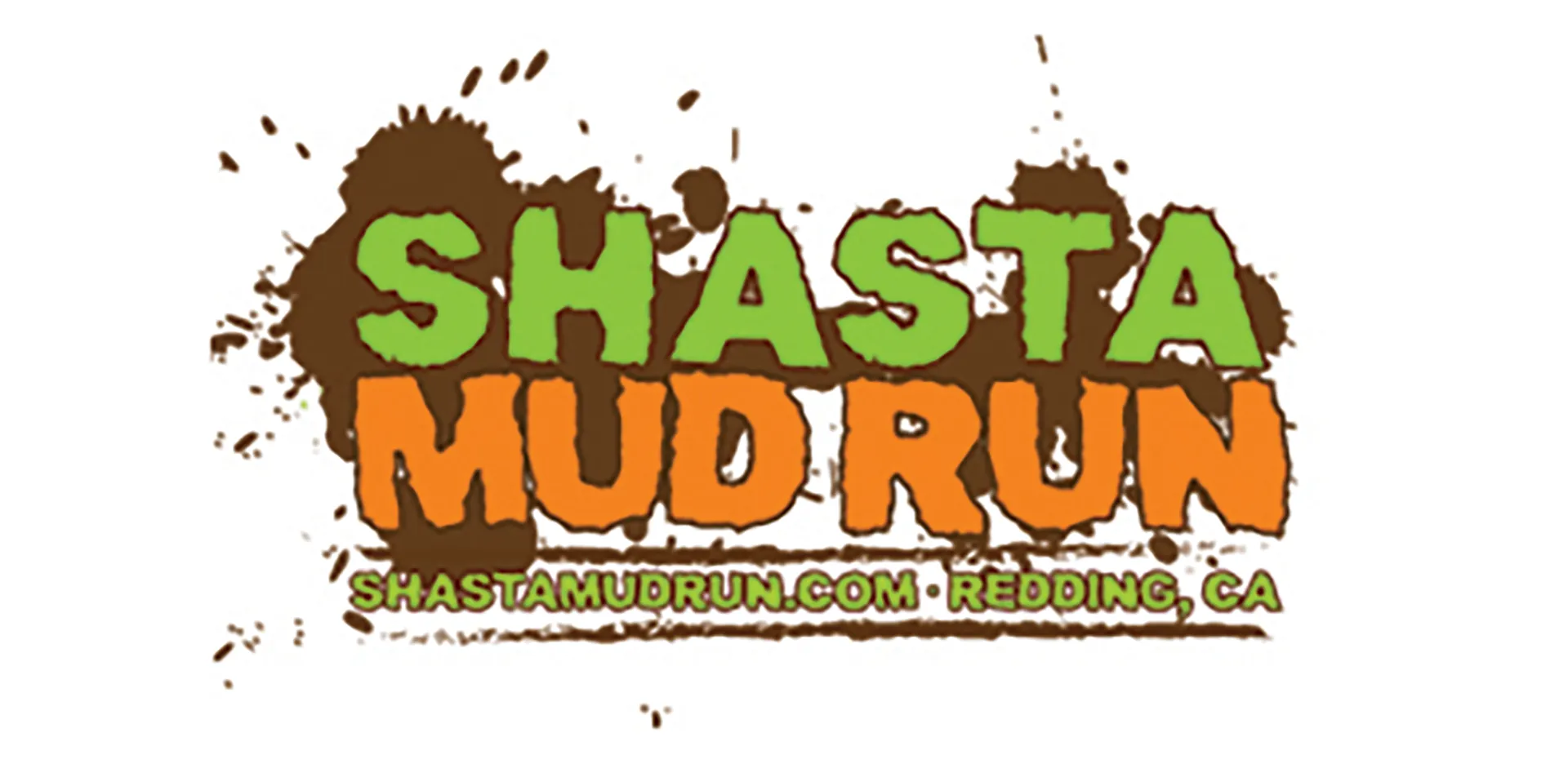 The logo for Shasta Mud Run.