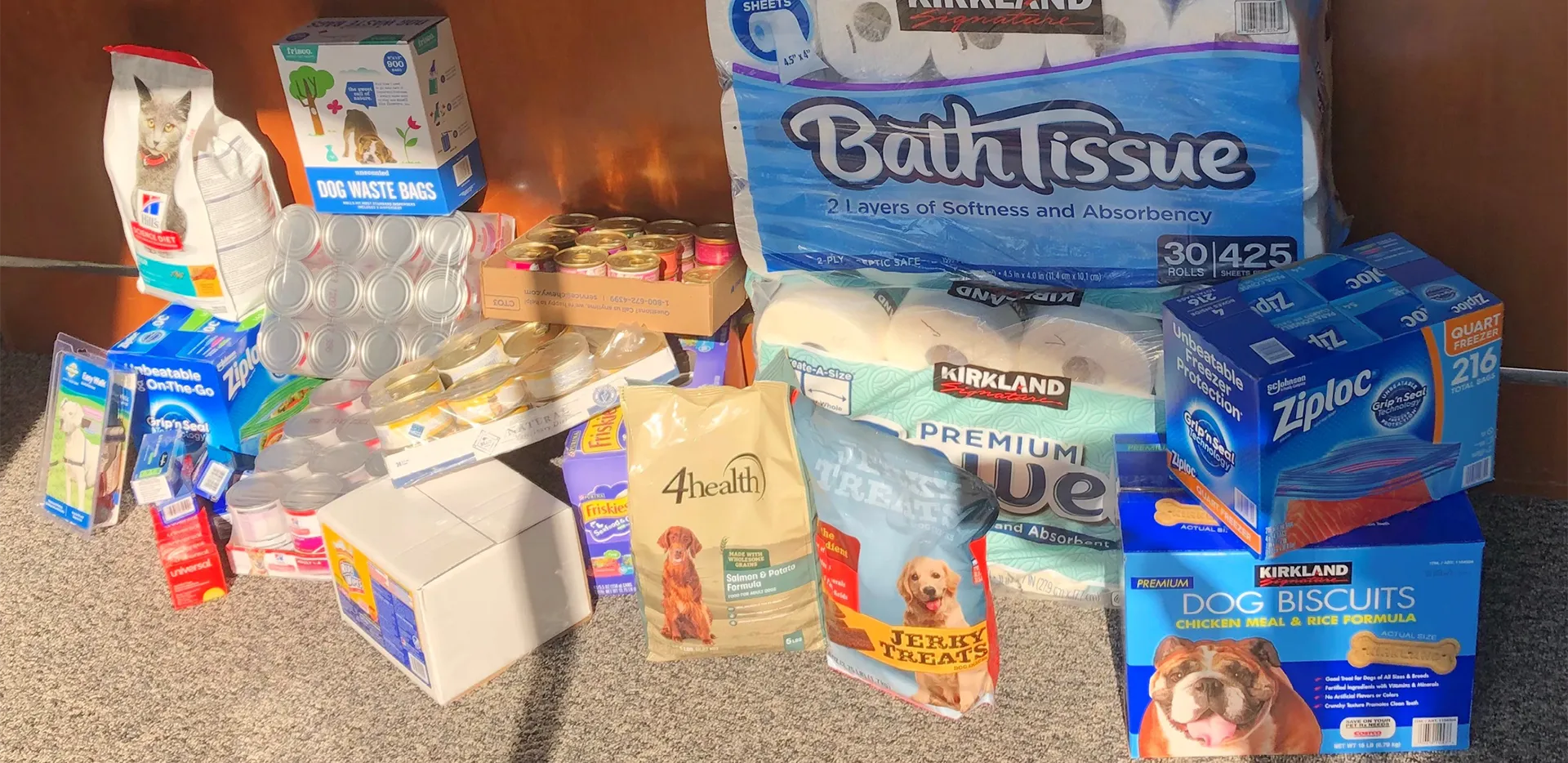 Donations for the Butte Humane Society.