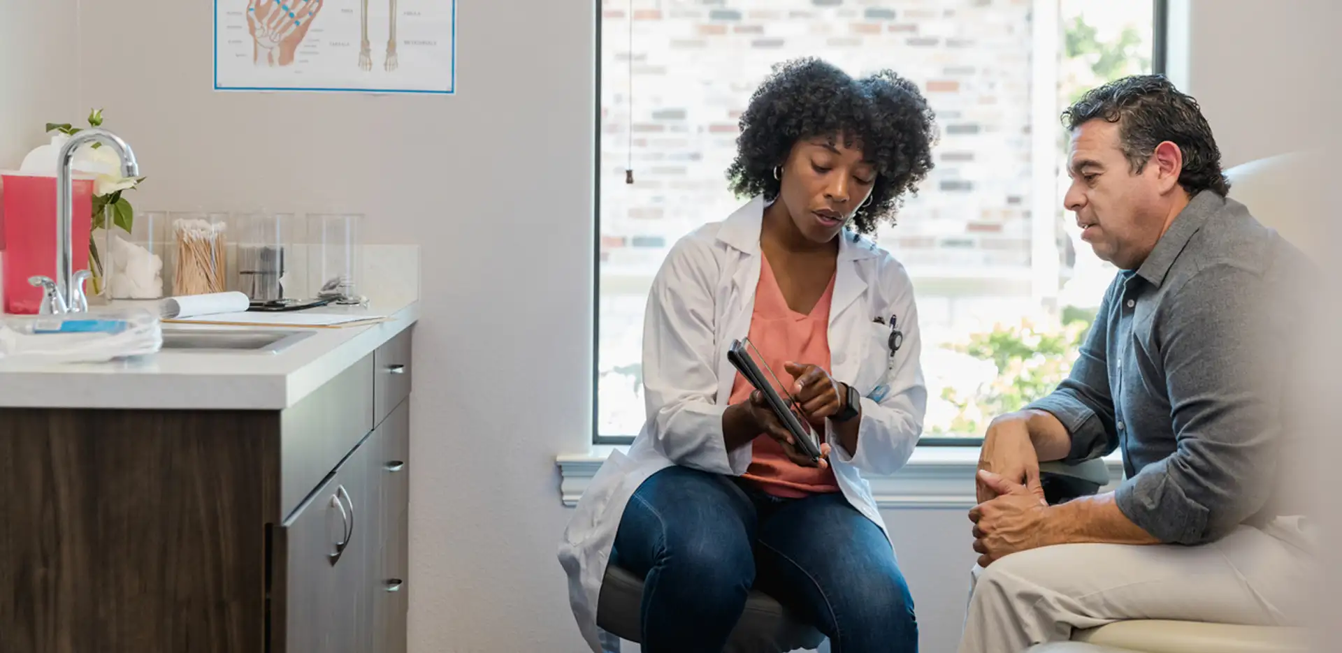 patient with doctor