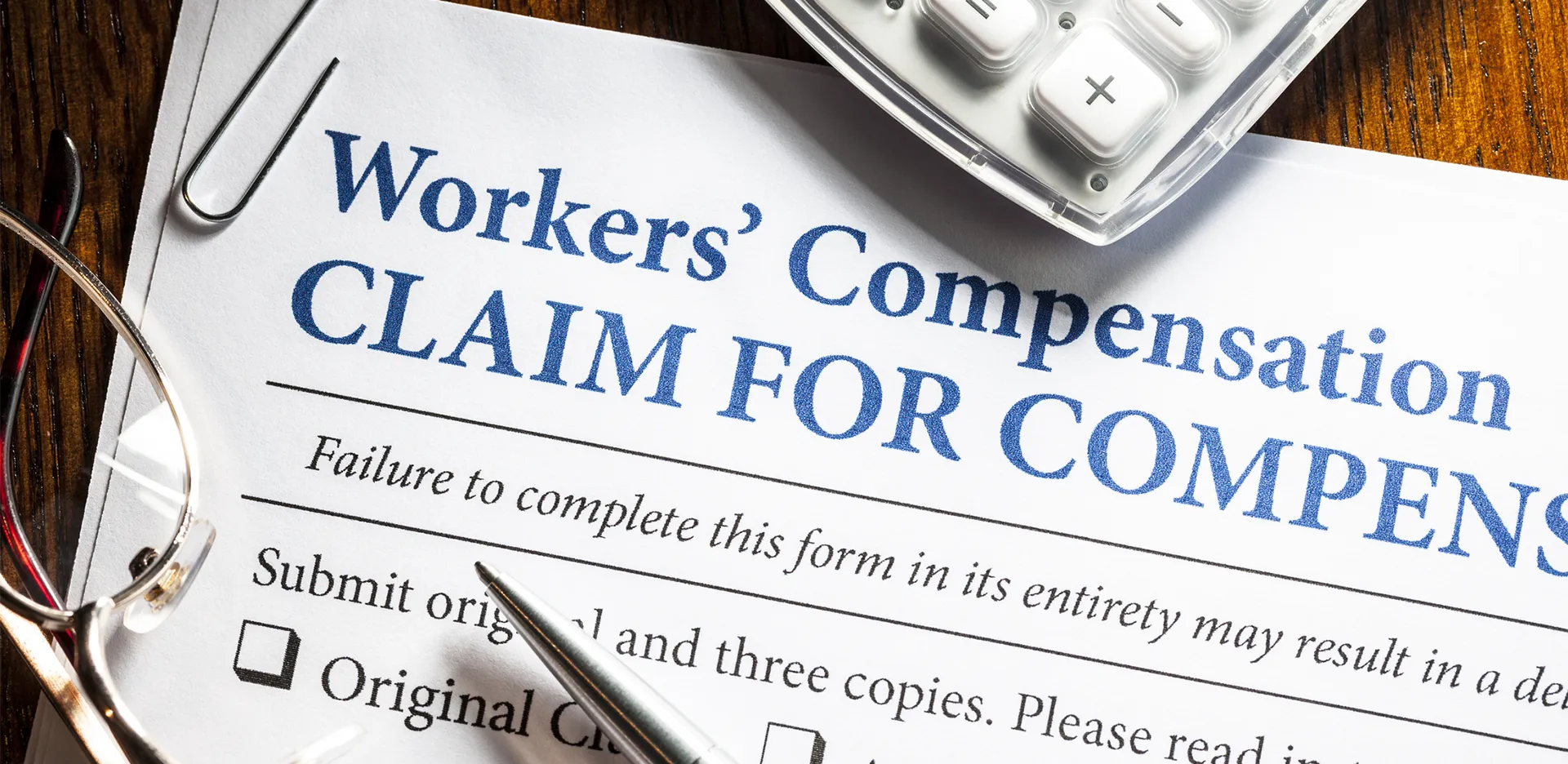 A form titled 'Workers Compensation'