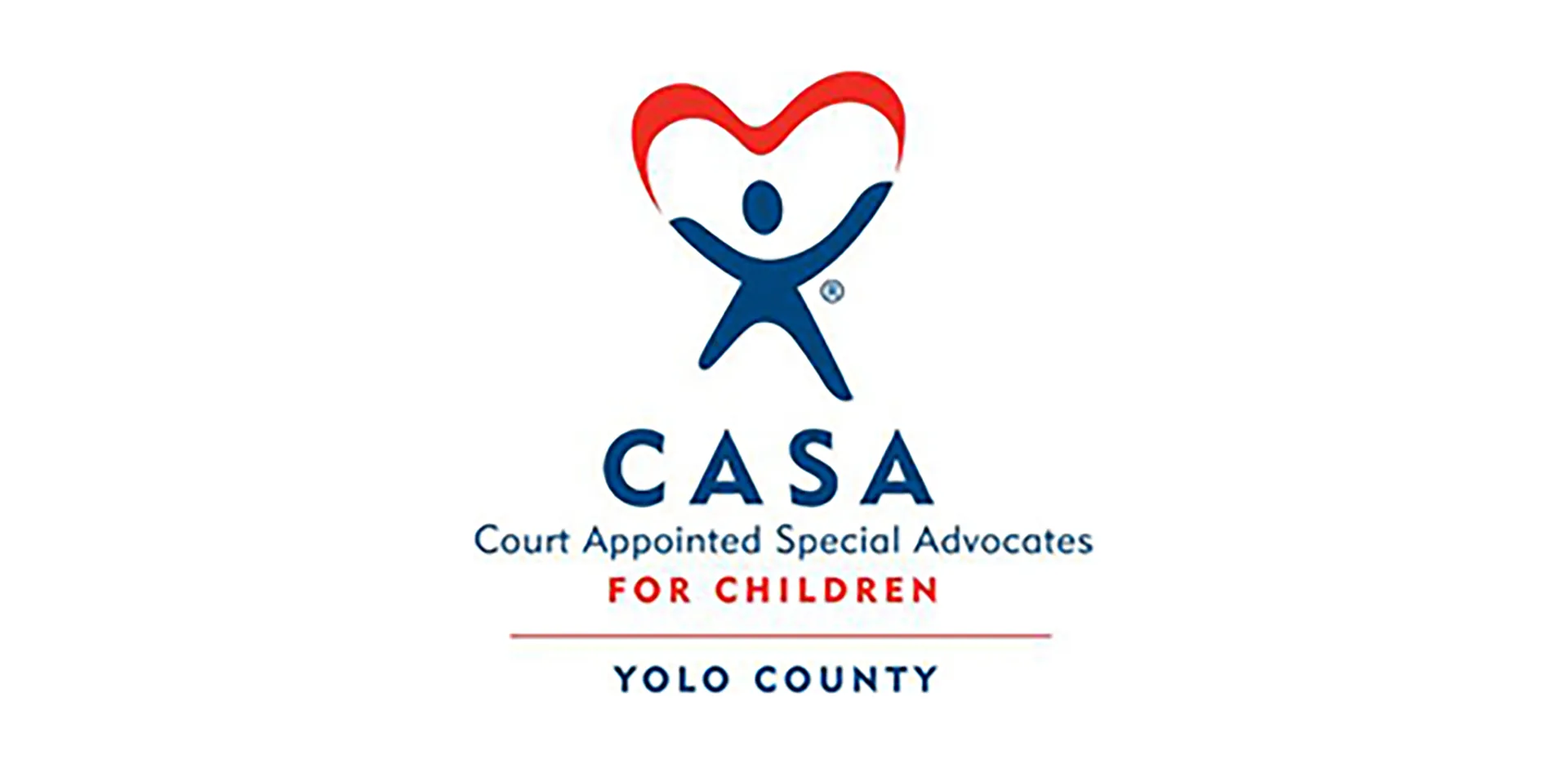 The logo for CASA logo county.