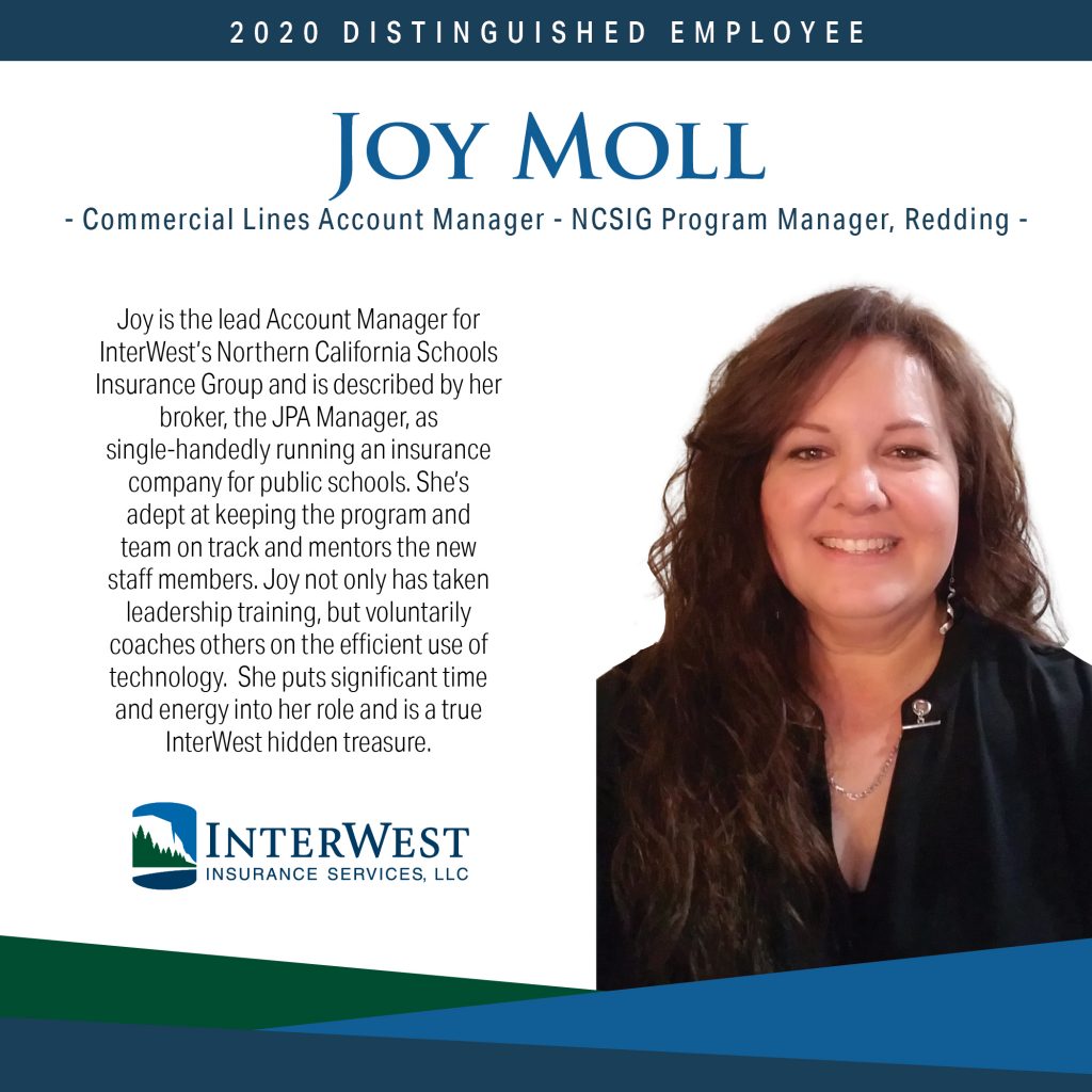 Distinguished Employee Spotlight - Joy Moll