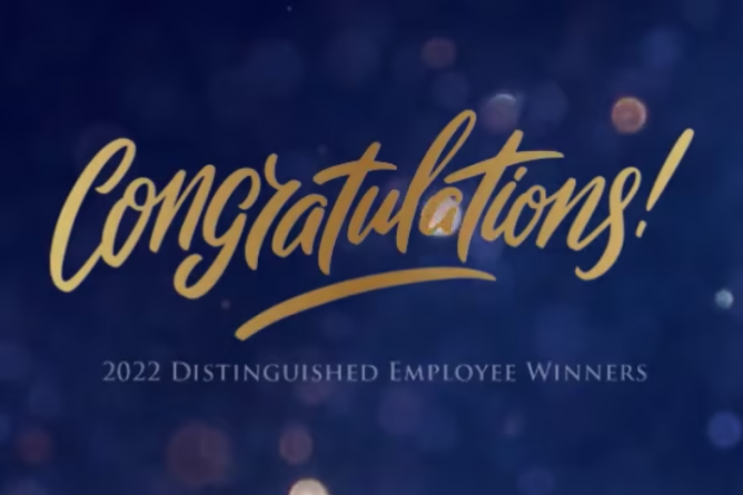 2022 Distinguished Employee Winners