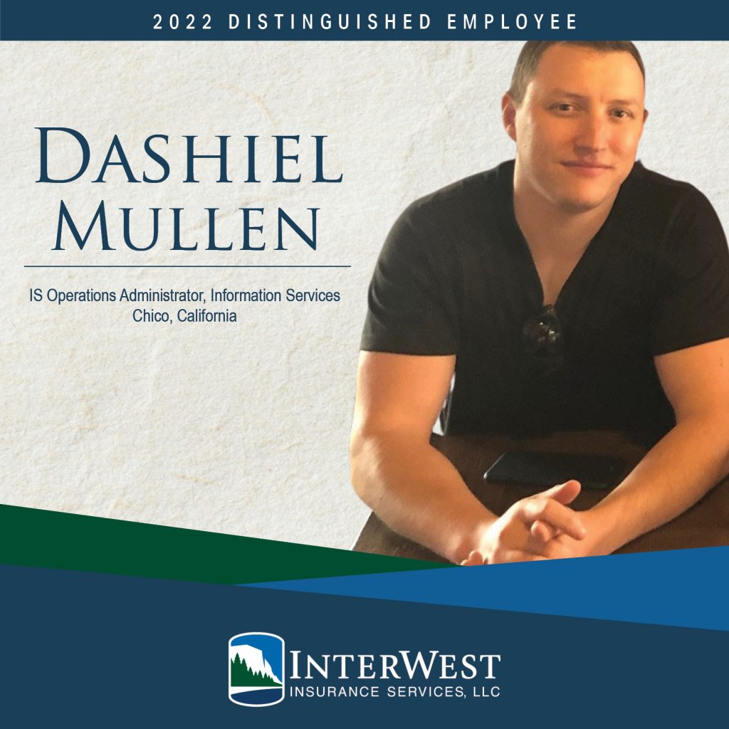 2022 InterWest Distinguished Employee - Dashiel Mullen