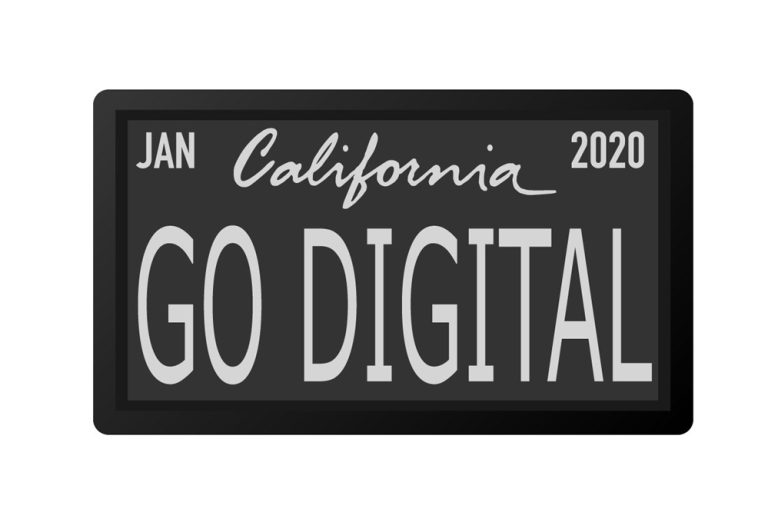 digital license plate