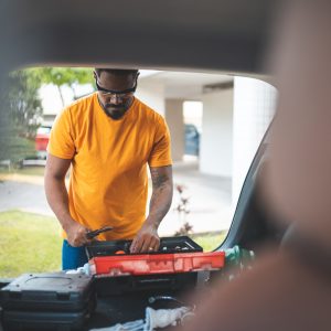 Electrician plumber trunk car