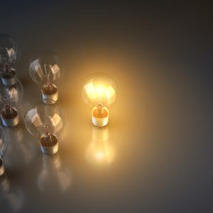 Innovation idea lamp