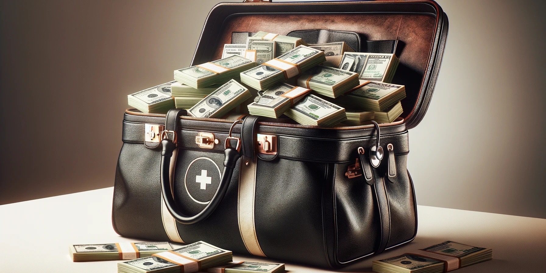 bag full of money